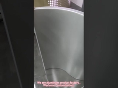 Gekrompen muur Aluminium kolom bekleding paneel Vierkante pilaren dekking 2,5 mm