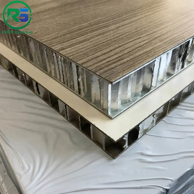 1220mm Aluminum Honeycomb Core Panel Wood Grain Acoustic Filling Wooden Panel